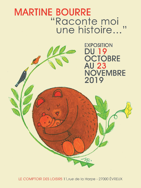 Affiche-expo-MBourre_EvreuxNormandie