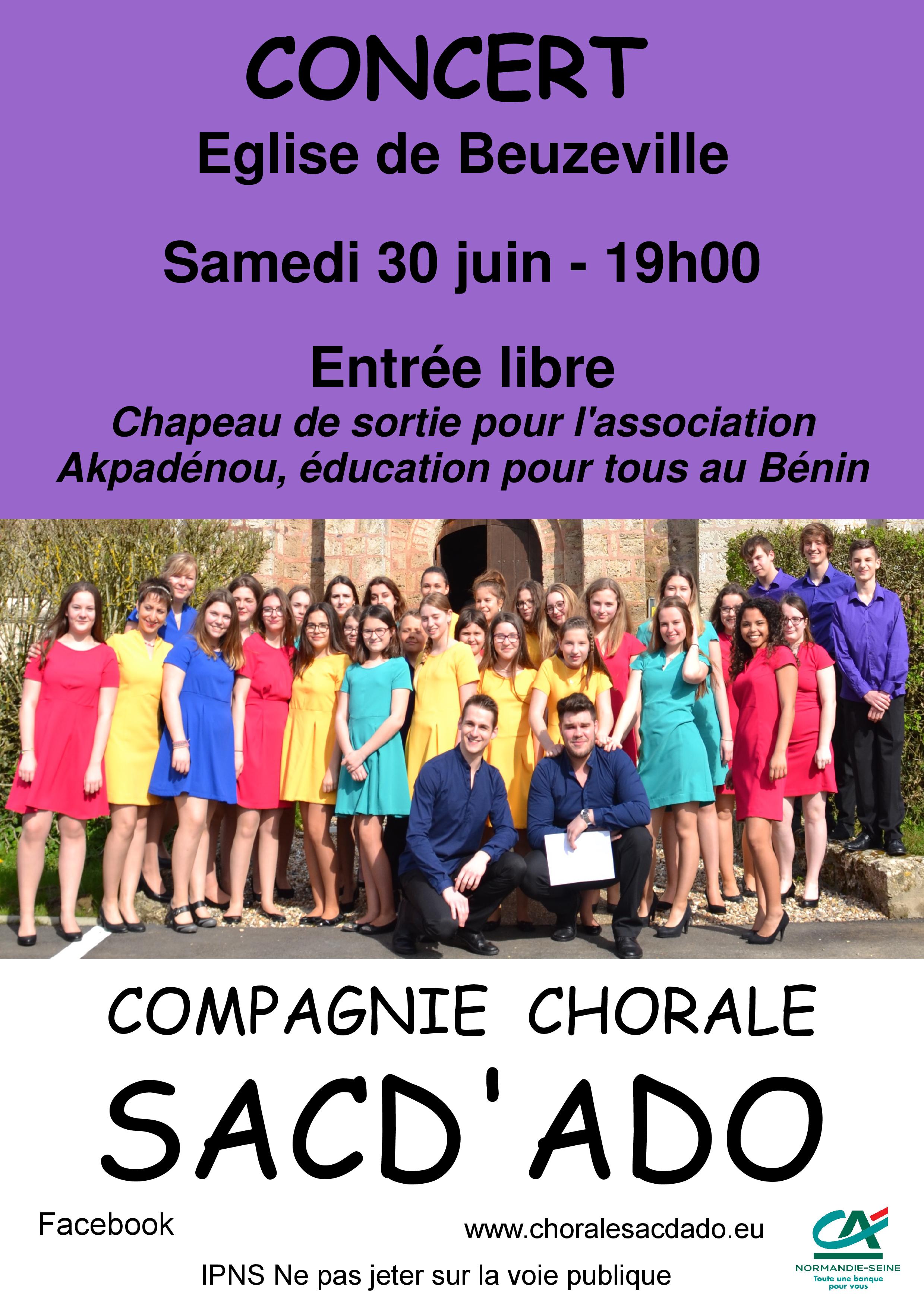 Beuzeville - Concert Chorale Sacd'ado
