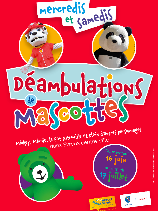 déambulationsdemascottesevreuxnormandie