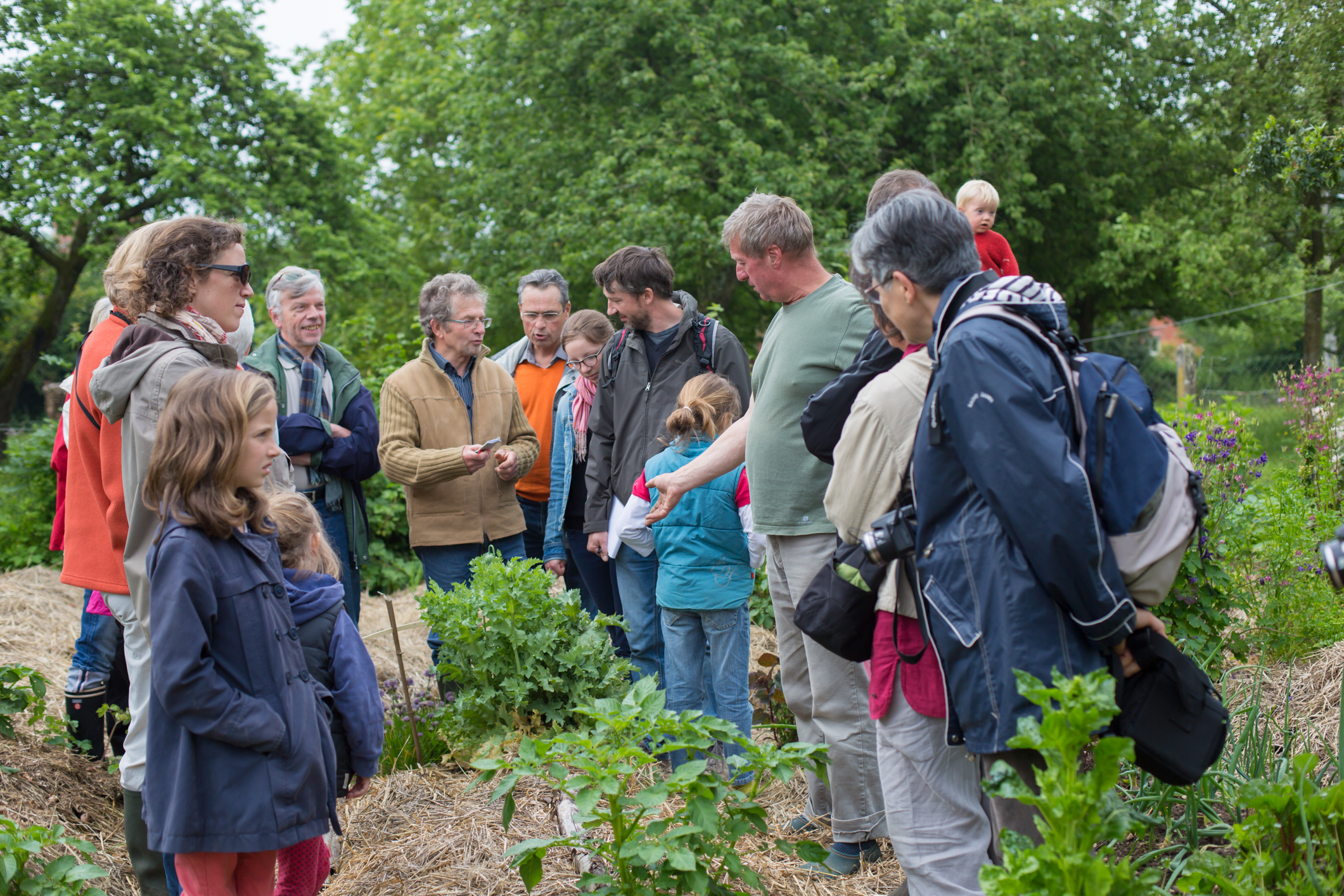 Saint Pierre du Val - Visite d'un jardin en permaculture