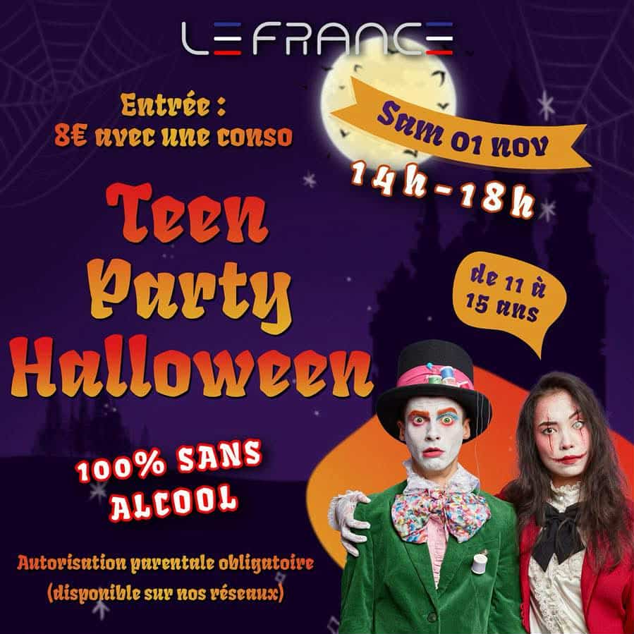 01.11_Teen party halloween - Le France (visuel)