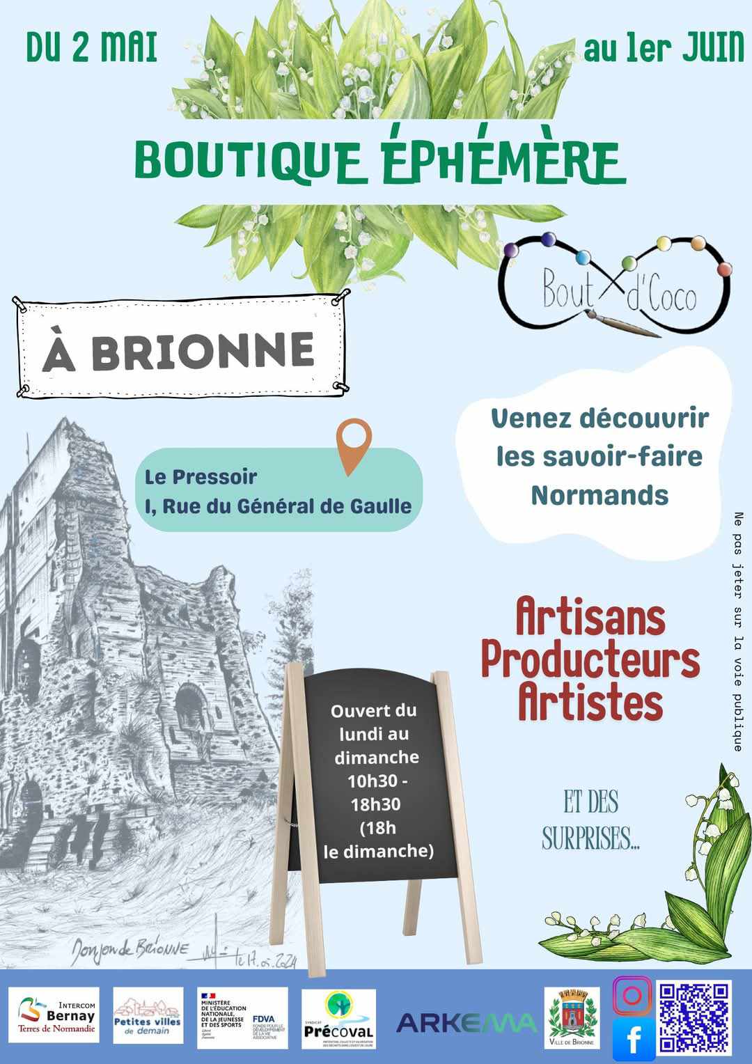 02.05-01.06_boutique éphémère Brionne