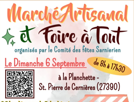 06.09_marché artisanal et foire à tout - St-Pierre-de-Cernières_visuel