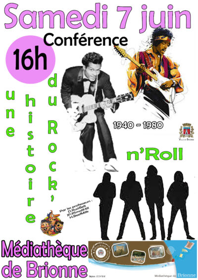 07.06_conférence Histoire du rock - médiathèque - Brionne