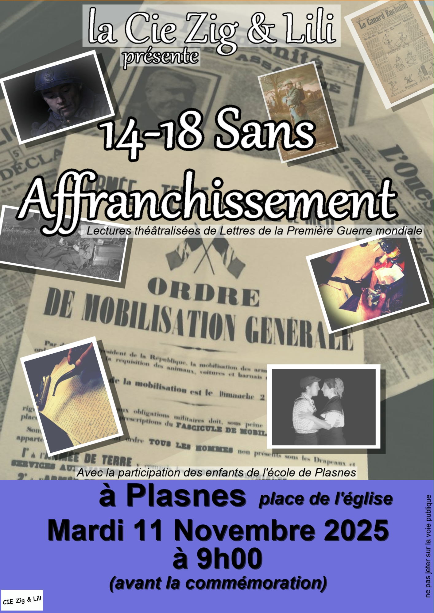 11.11_théâtre '14-18 sans affranchissement' - Plasnes