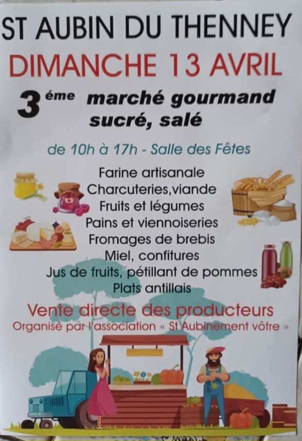 13.04_marché gourmand - St Aubin du Thenney