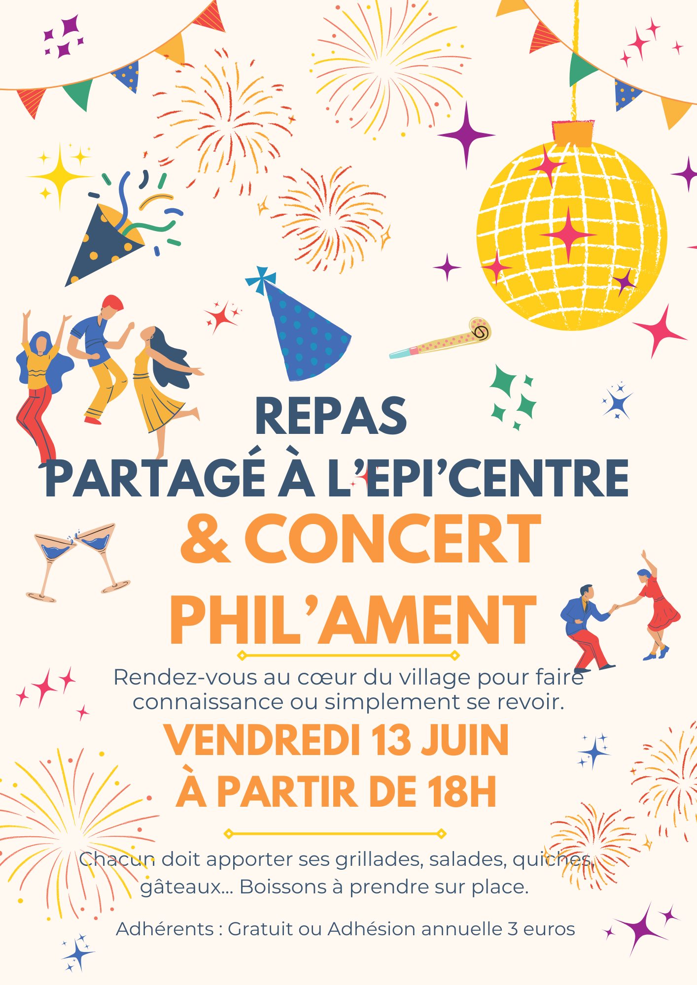 13.06_repas partagé et concert Phil'ament - L'Epi'Centre - La Neuville du Bosc
