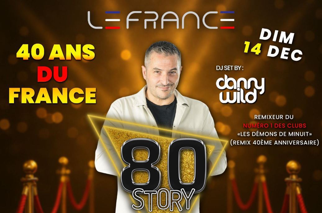 14.12_80's party - Le France (visuel)