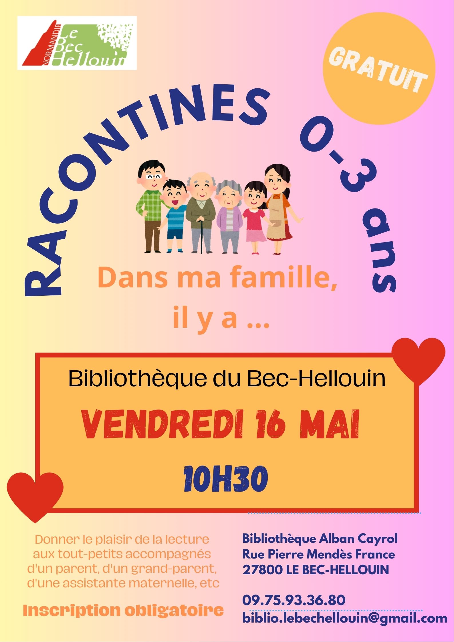 Racontines - Dans ma famille, il y a ... 16.05.25 - 1