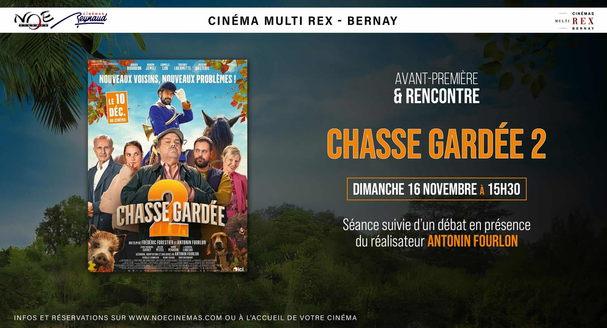 16.11_avant-première et rencontre 'Chasse gardée 2' - Rex