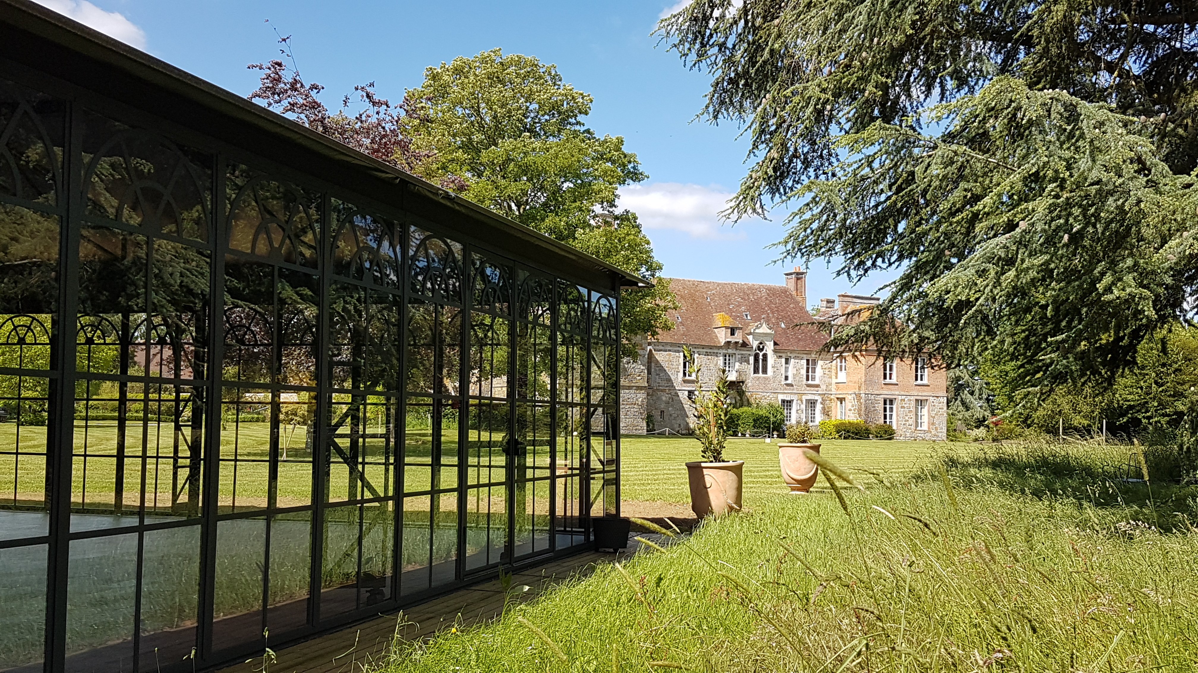 Palais de verre au château du Blanc Buisson