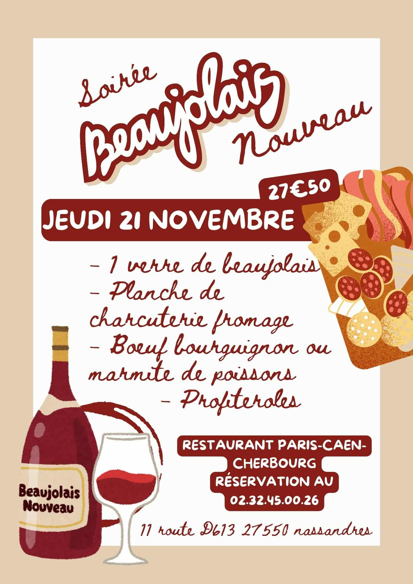 21.11_Beaujolais nouveau - Paris-Caen-Cherbourg - Nassandres