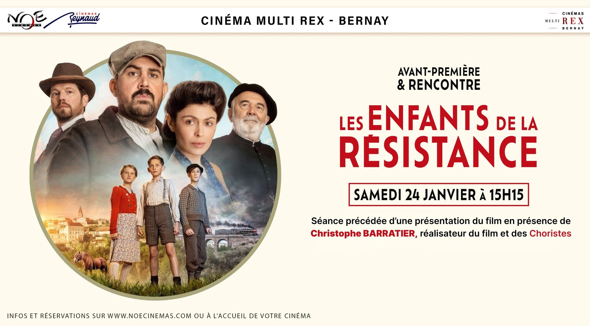 24.01_avant-première et rencontre 'Les enfants de la résistance' - Rex