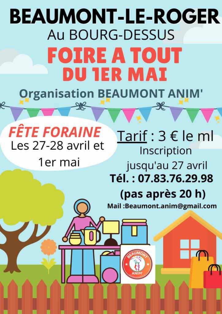 27.04-01.05_Fête foraine, foire à tout - Le Bourg-Dessus - BLR
