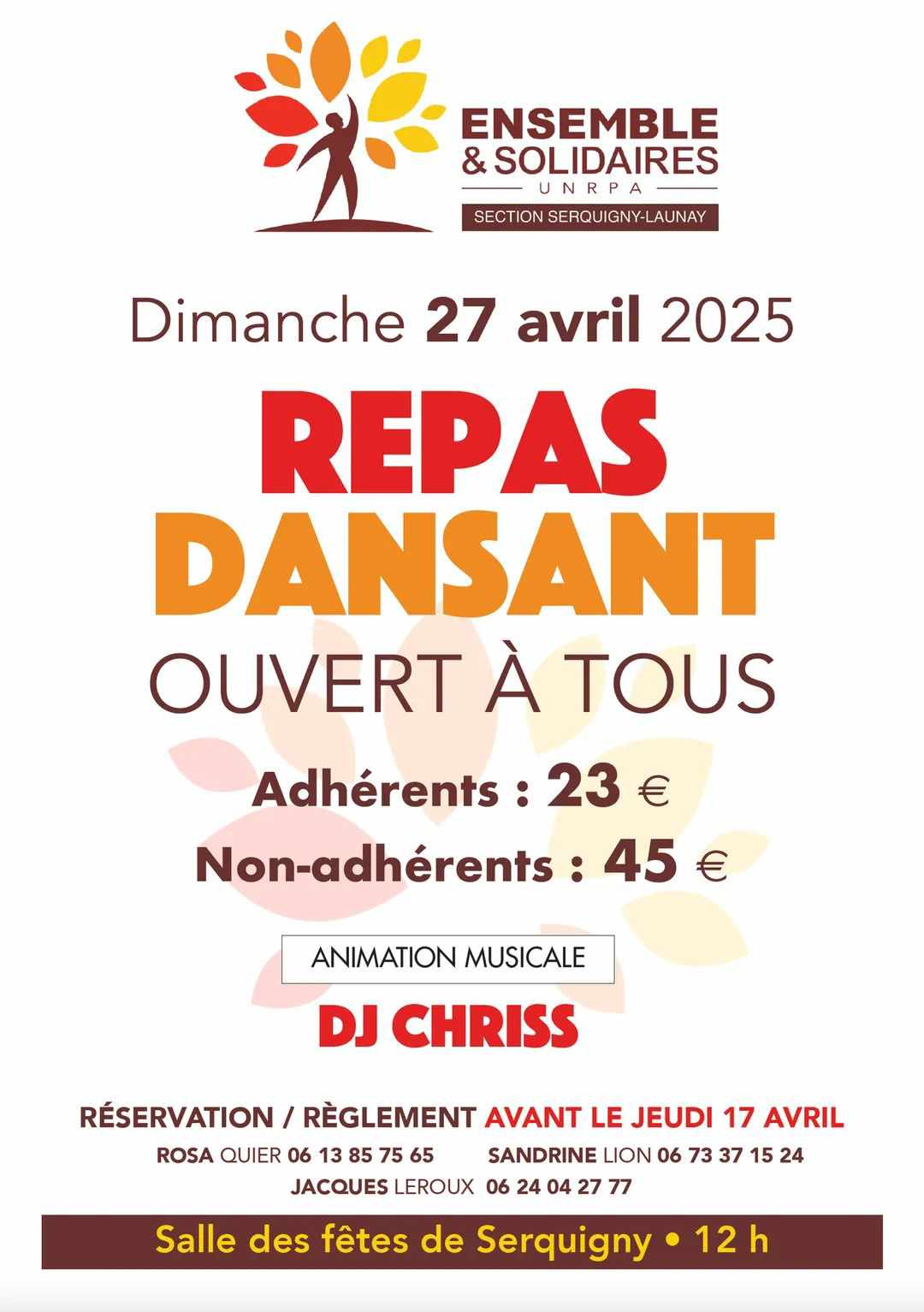 27.04_repas dansant - Serquigny