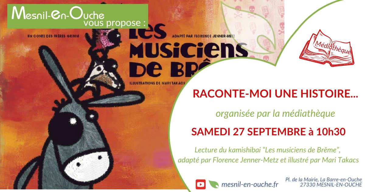 Raconte moi une histoire sept. rx sx - MeO propose vert P9