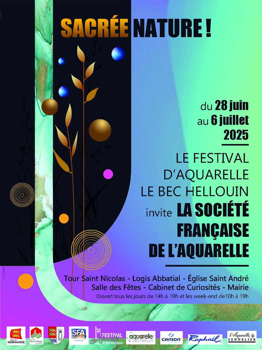 28.06-06.07_Festival d'aquarelle - Le Bec-Hellouin (affiche)