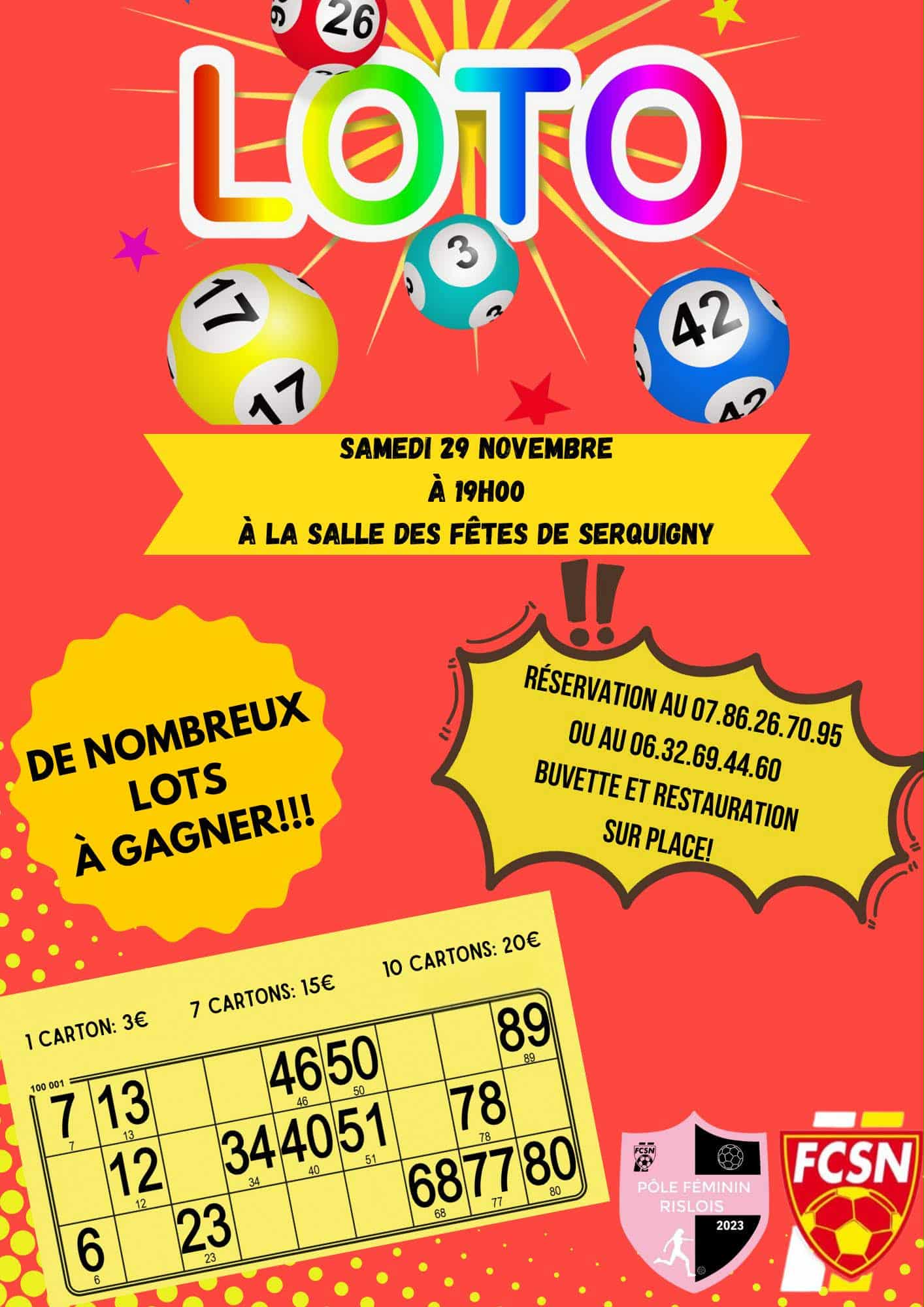 29.11_loto FCSN - sdf - Serquigny