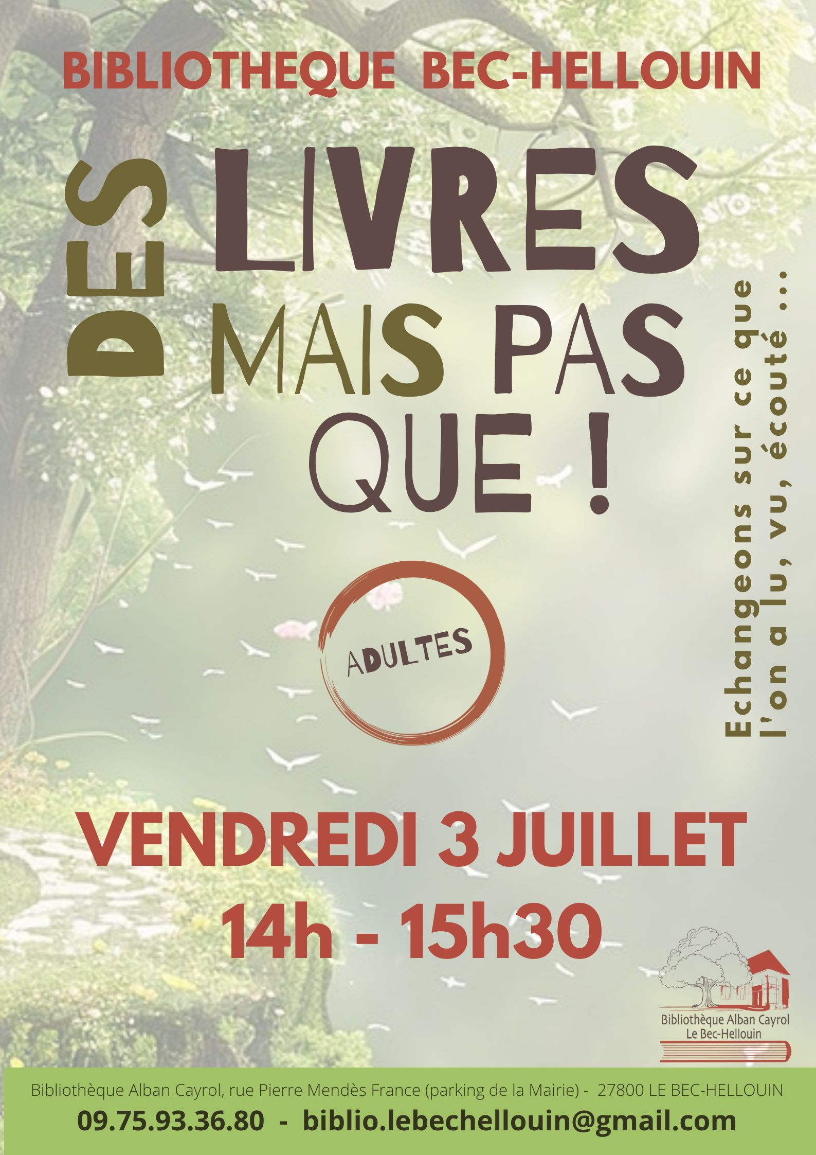 Des livres mais pas que ! 03.07.26 - 1