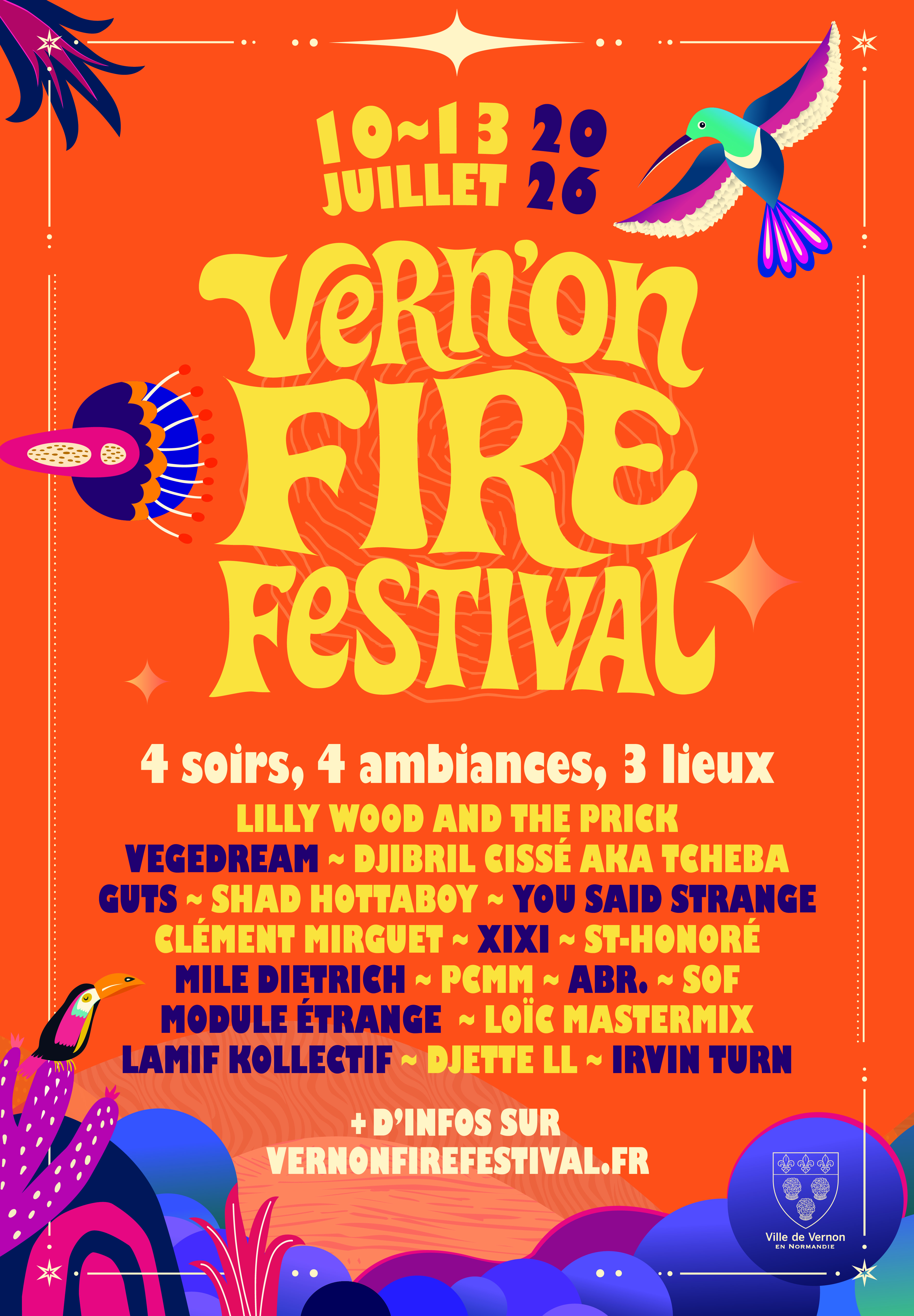 Affiche Vern’On Fire Festival