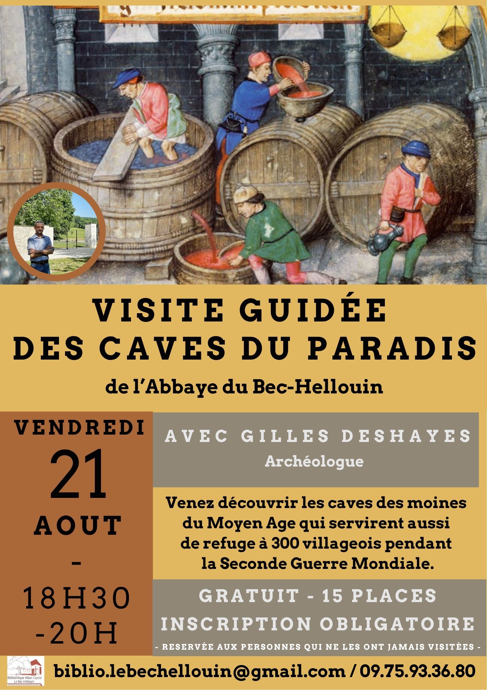 Caves du Paradis avec Gilles Dehayes 21.08.26 - 1