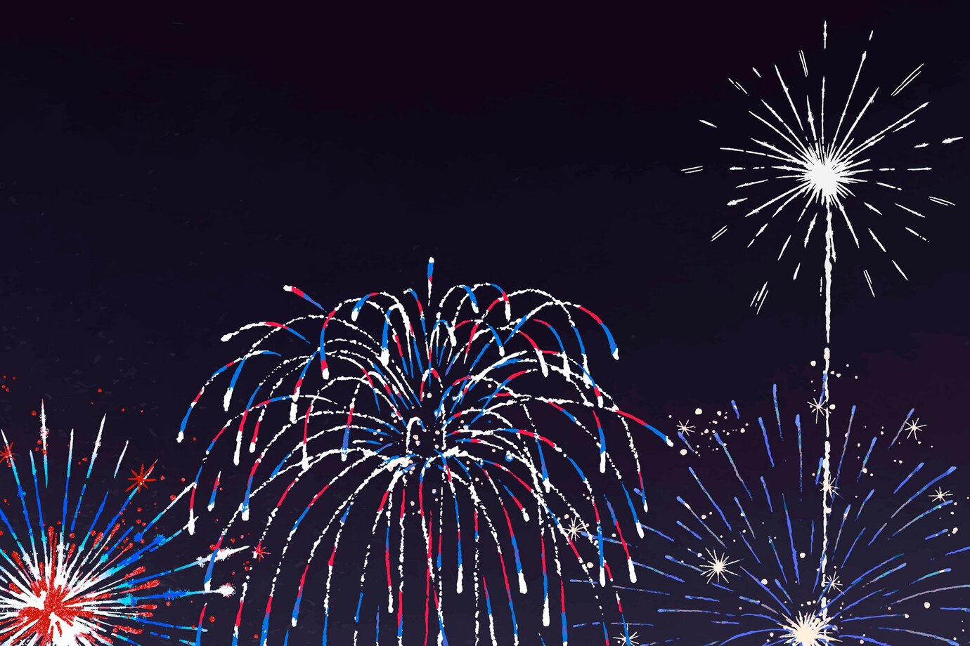 Feu d'artifice fête nationale (freepik)