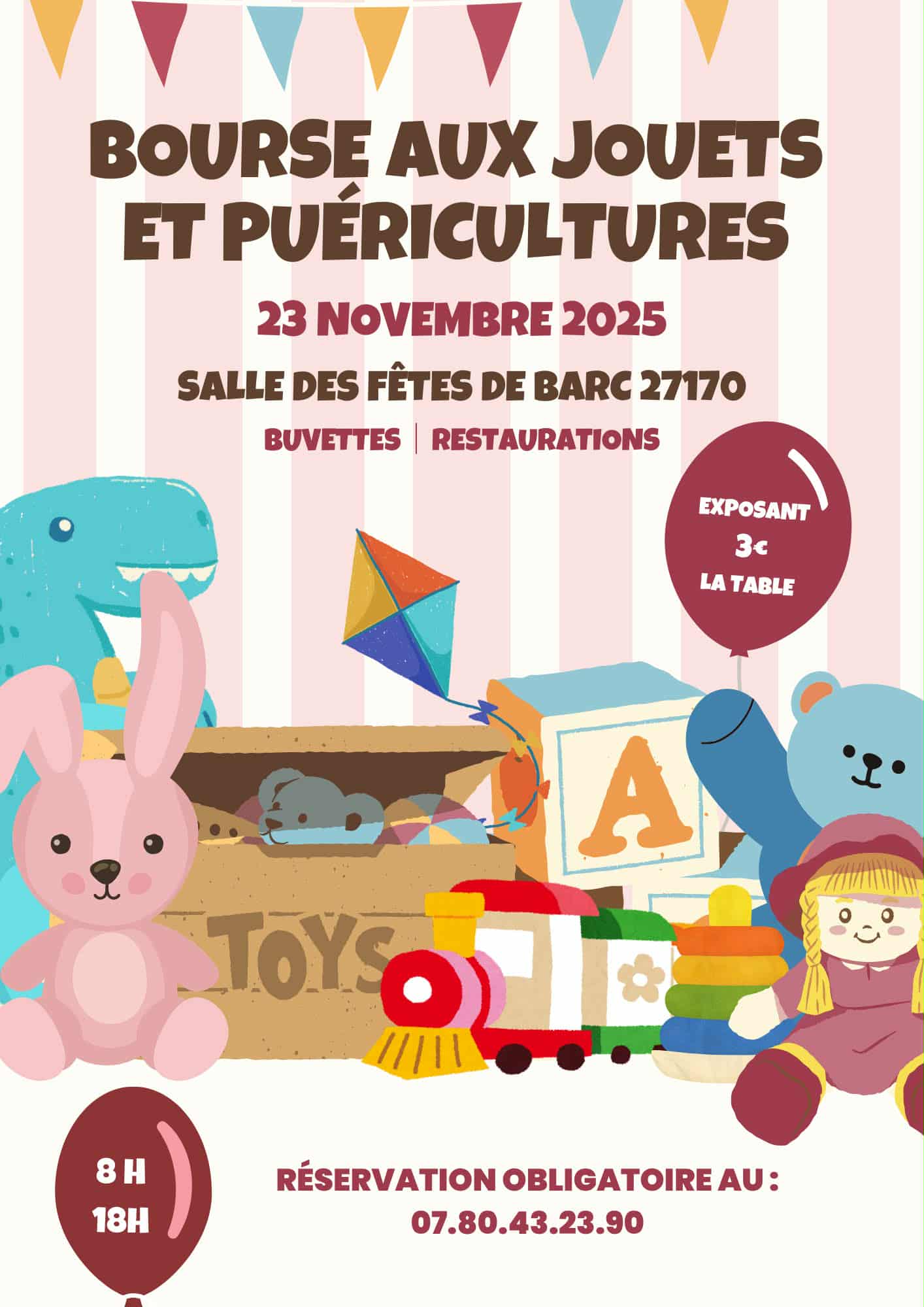 OK_23.11_bourse aux jouets et puériculture - Barc (VERIFIER AFFICHE)