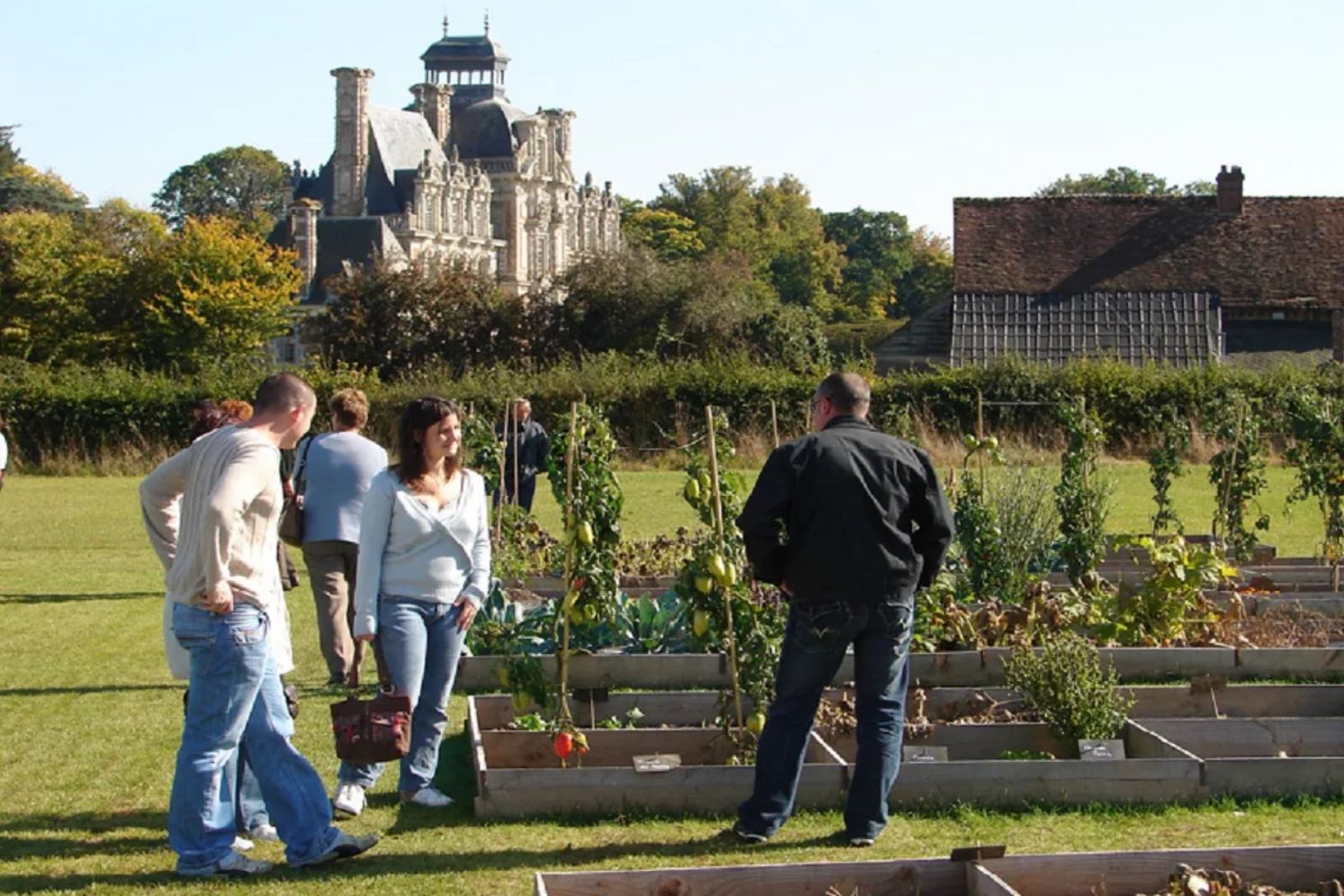 Potager de Beaumesnil (avec château)