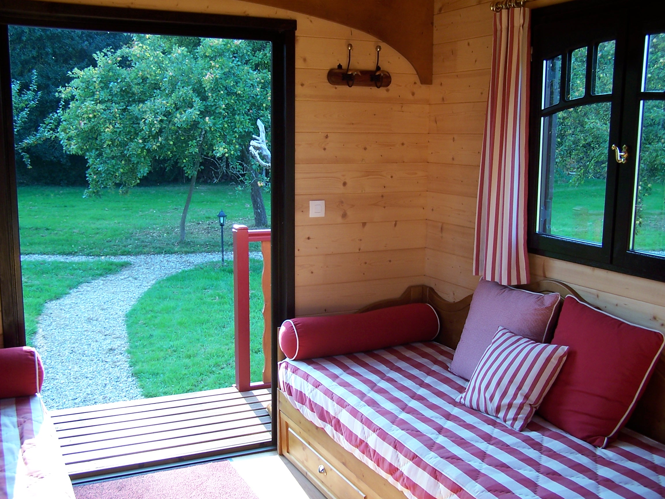 Roulotte Reinette - Espace salon