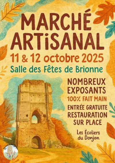 marche-artisanale-ecoliers-vieux-donjon