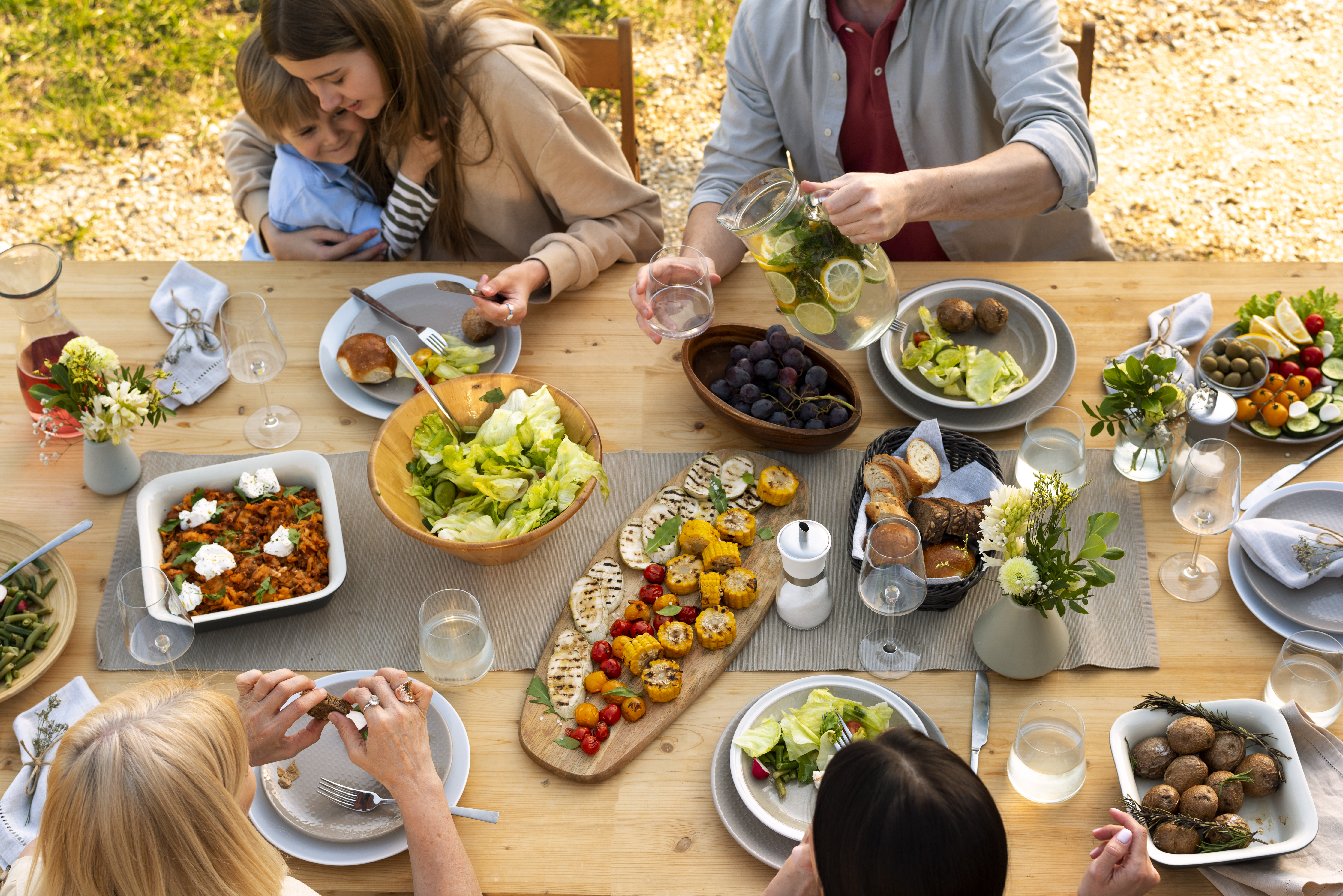 repas champêtre freepik
