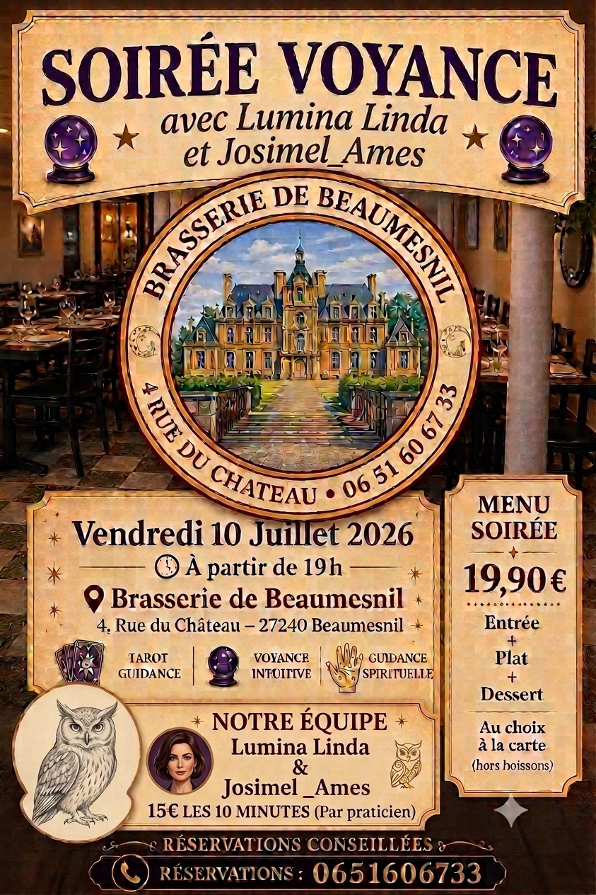 soirée voyance beaumesnil
